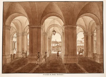 Vestibule du Palazzo Barberini, 1833